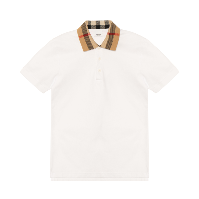 Burberry Vintage check print-detail polo shirt