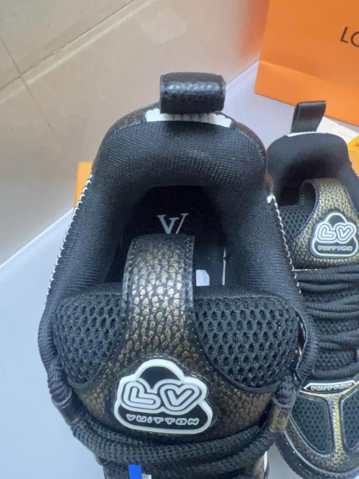 LOUIS VUITTON Skate Low top Skateboard Shoes Black
