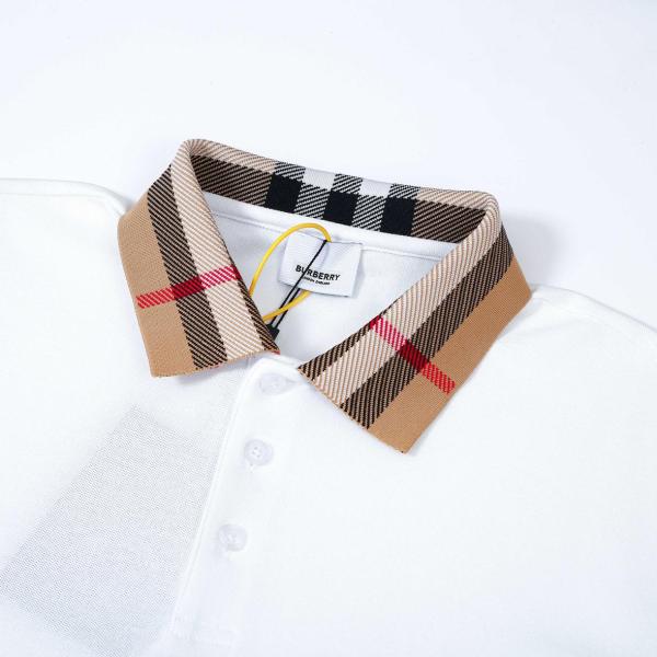 Burberry Vintage check print-detail polo shirt