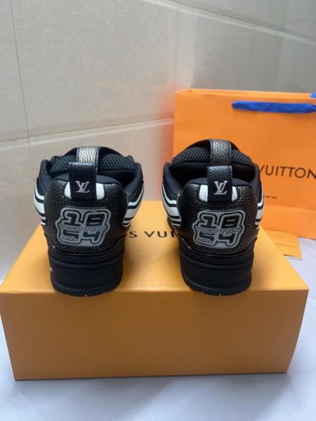 LOUIS VUITTON Skate Low top Skateboard Shoes Black