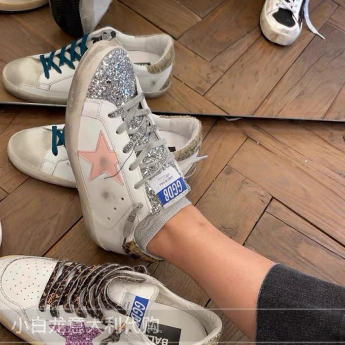 Golden Goose Super Star Low top Skateboard Shoes White