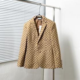 GUCCI Gg Supreme Linen Blazer