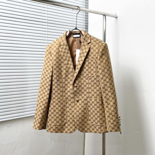 GUCCI Gg Supreme Linen Blazer
