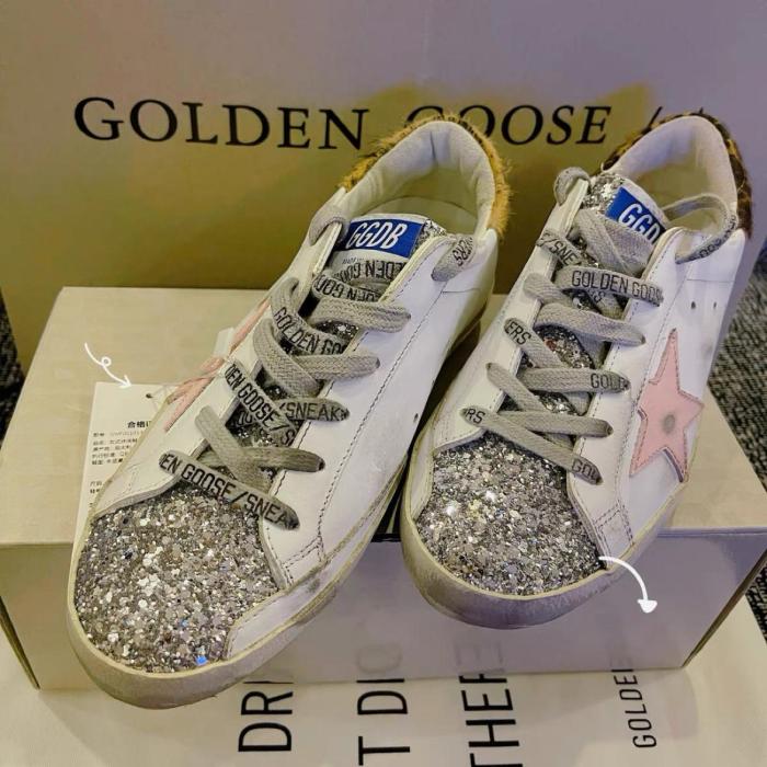 Golden Goose Super Star Low top Skateboard Shoes White