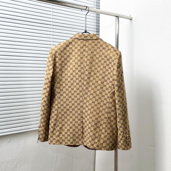 GUCCI Gg Supreme Linen Blazer