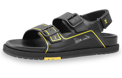 LOUIS VUITTON X NBA Trainer Mule Black