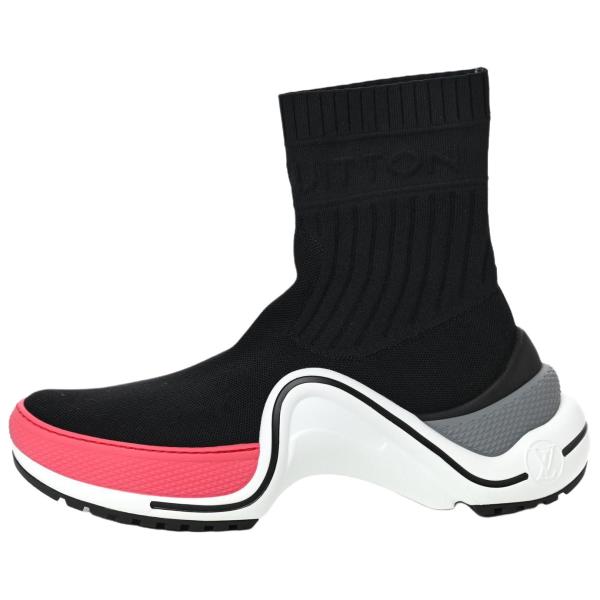 LOUIS VUITTON Lv Archlight High Top Sports Shoes Black/Red Women's