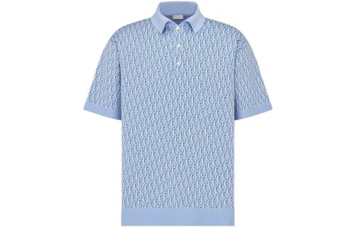 DIOR SS23 Polo Shirt Men's Blue