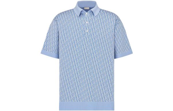 DIOR SS23 Polo Shirt Men's Blue