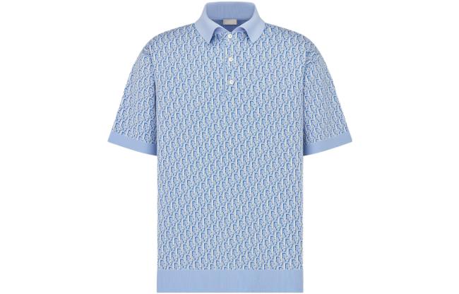 DIOR SS23 Polo Shirt Men's Blue