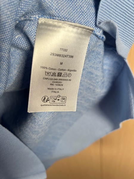 DIOR SS23 Polo Shirt Men's Blue