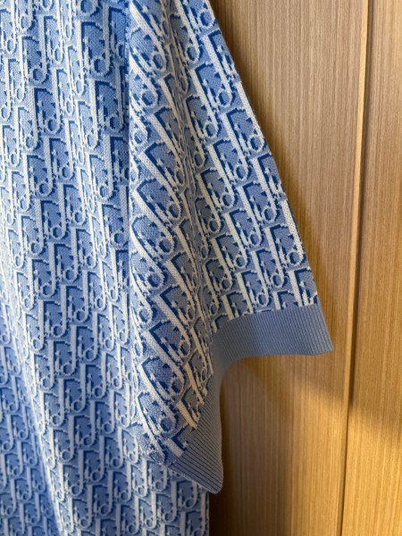 DIOR SS23 Polo Shirt Men's Blue