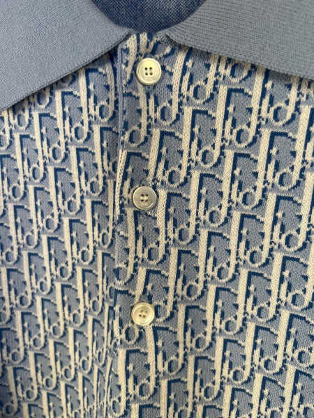 DIOR SS23 Polo Shirt Men's Blue