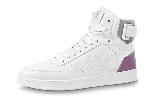 LOUIS VUITTON Rivoli Ankle Sneakers 'White With Iridescent Back'