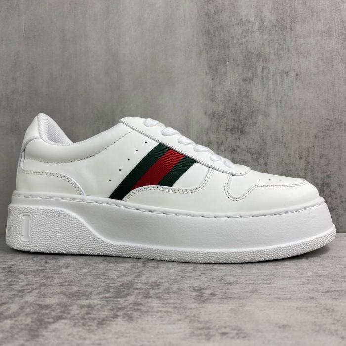 GUCCI Chunky Low top Skateboard Shoes White