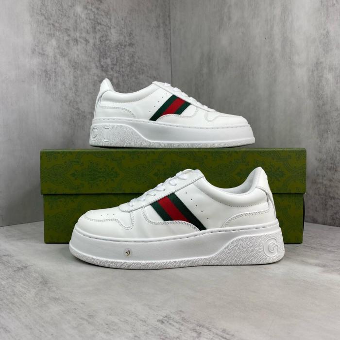 GUCCI Chunky Low top Skateboard Shoes White
