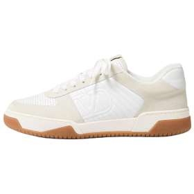 Valentino SPARRY Cow Leather Low top Skateboard Shoes Men's White