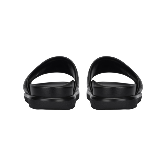 LOUIS VUITTON Miami Slip Resistant Slide Slippers Men's Black