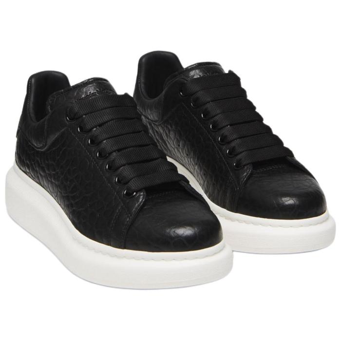 Alexander McQueen Oversized Black Full Grain Leather