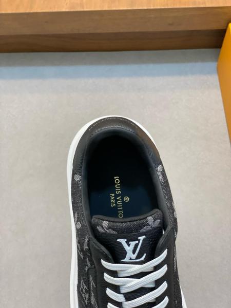 Louis Vuitton Beverly Hills Sneaker 'Black Monogram Denim'