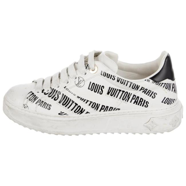 LOUIS VUITTON Time Out Sneakers 'White Black'