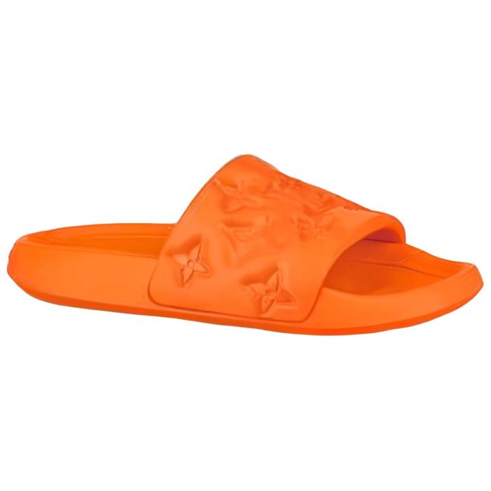 LOUIS VUITTON Waterfront Slide Slippers Orange