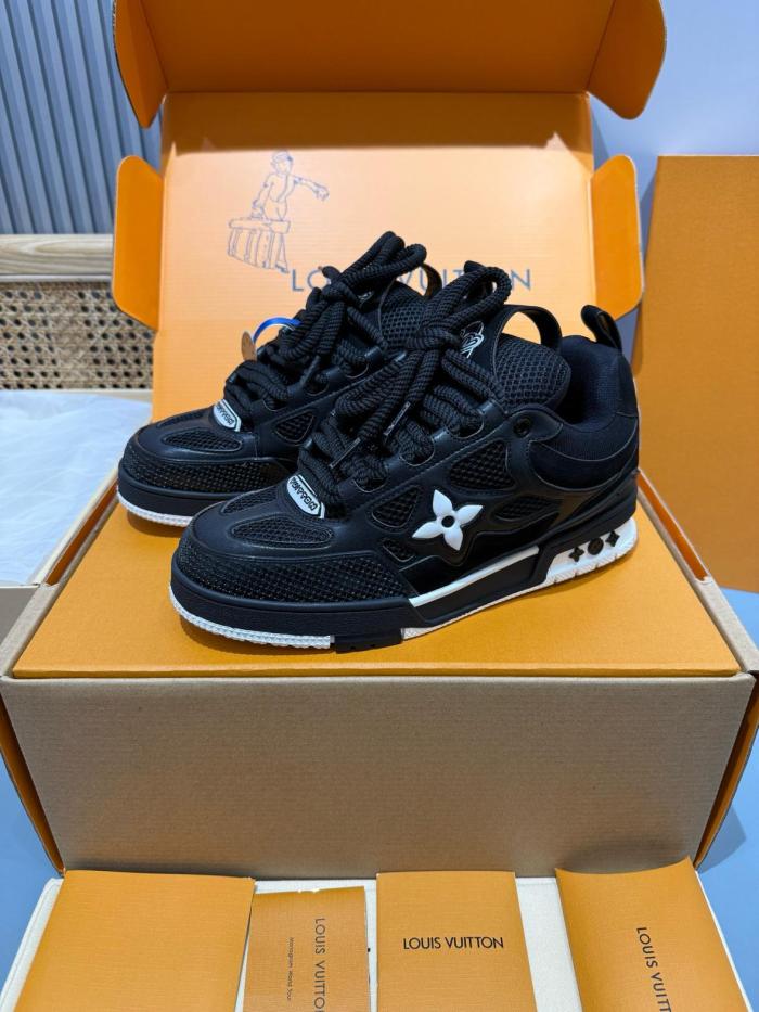 Louis Vuitton LV Skate Sneaker Black Black White