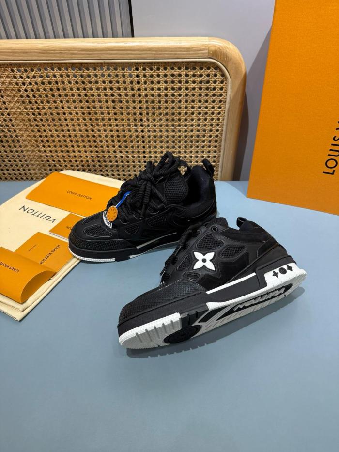 Louis Vuitton LV Skate Sneaker Black Black White