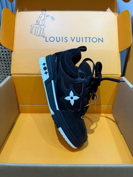 Louis Vuitton LV Skate Sneaker Black Black White