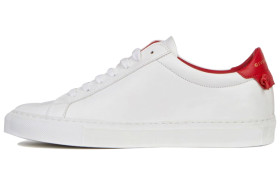 GIVENCHY Leather Casual Low top Stylish Skateboarding Shoes White