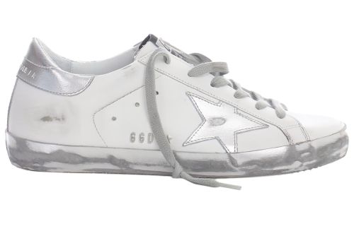 Golden Goose Super Star White Silver Sparkle