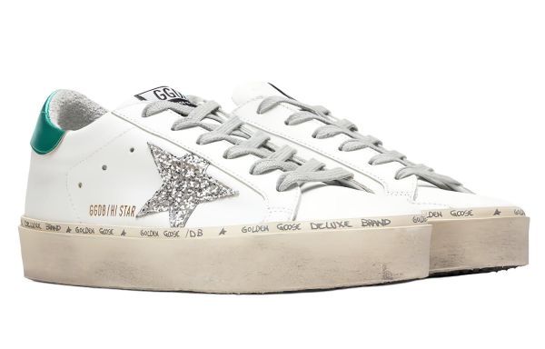 Golden Goose Hi Star Leather Low top Skateboard Shoes