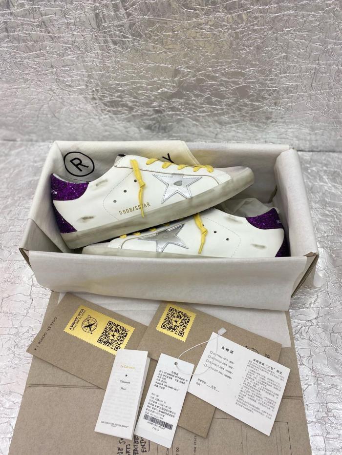 Golden Goose Super Star Stylish Skateboarding Shoes White