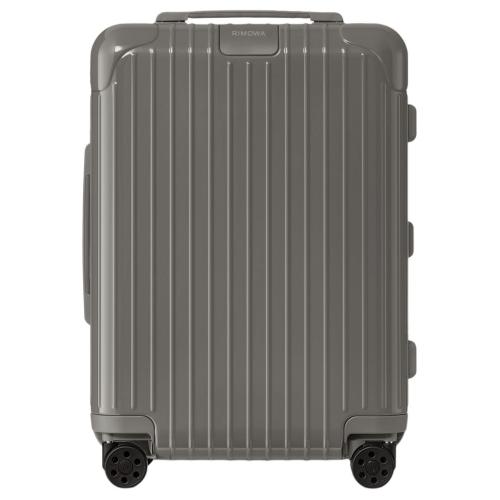 RIMOWA ESSENTIAL Polycarbonate Suitcase, Luggage, And Travel Bags For Airplane Check in 21 Inch Unisex Gray size 39*23*55cm