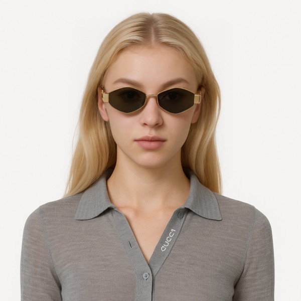 CELINE Eyewear Geometric Frame Sunglasses