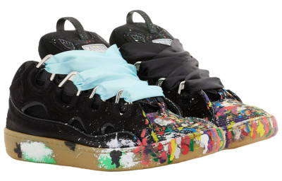 Lanvin Leather Curb Gallery Dept. Black Multi