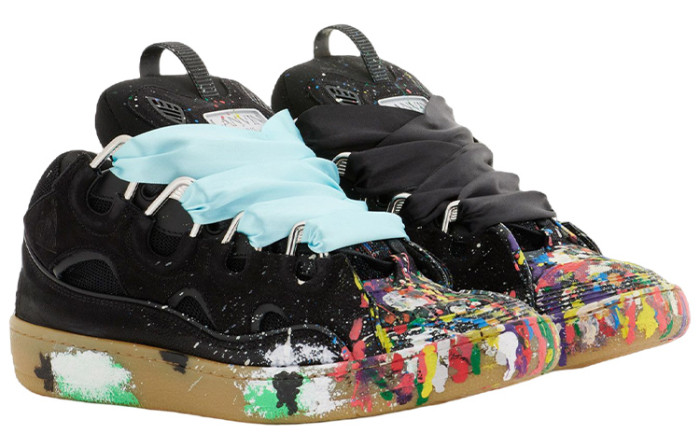 Lanvin Leather Curb Gallery Dept. Black Multi