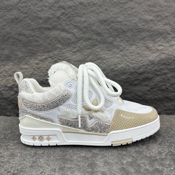 LOUIS VUITTON Trainer Skate Low Top Skateboard Shoes