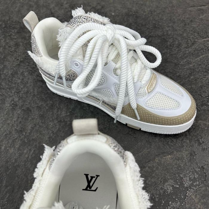 LOUIS VUITTON Trainer Skate Low Top Skateboard Shoes