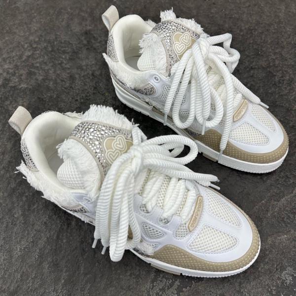 LOUIS VUITTON Trainer Skate Low Top Skateboard Shoes