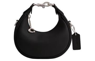 COACH JONIE Cow Leather Shoulder Bag, Crossbody Bag, Handbag Mini Women's Black CR508-LHBLK size 15.24*5.71*8.25 cm