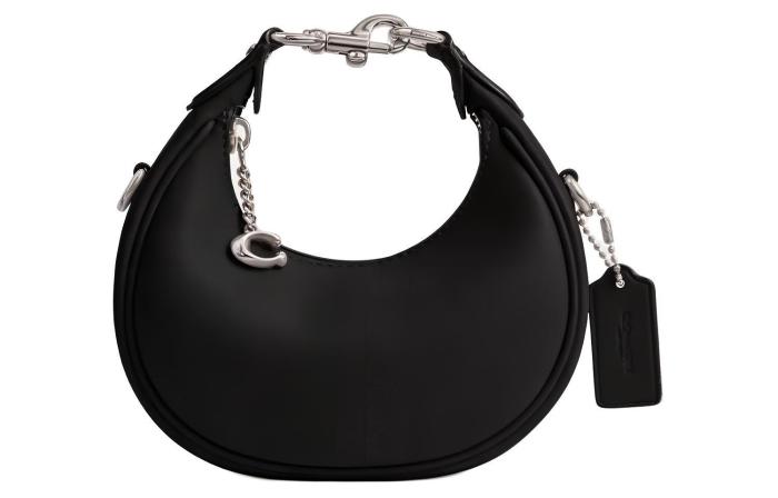 COACH JONIE Cow Leather Shoulder Bag, Crossbody Bag, Handbag Mini Women's Black CR508-LHBLK size 15.24*5.71*8.25 cm