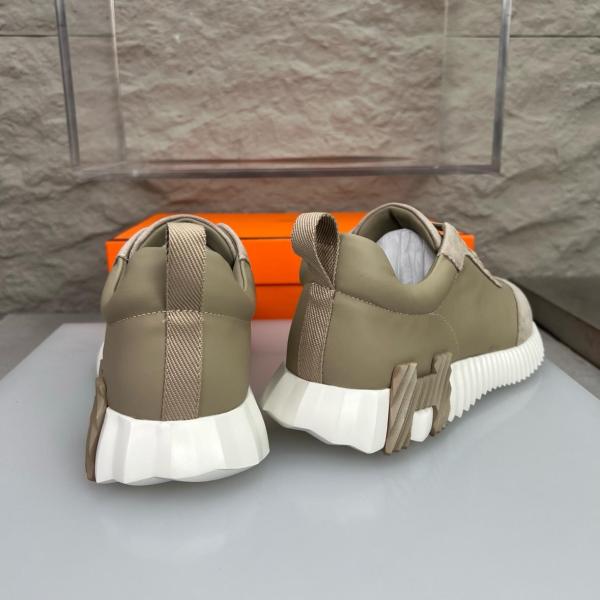 HERMES Bouncing Casual Shoes Beige