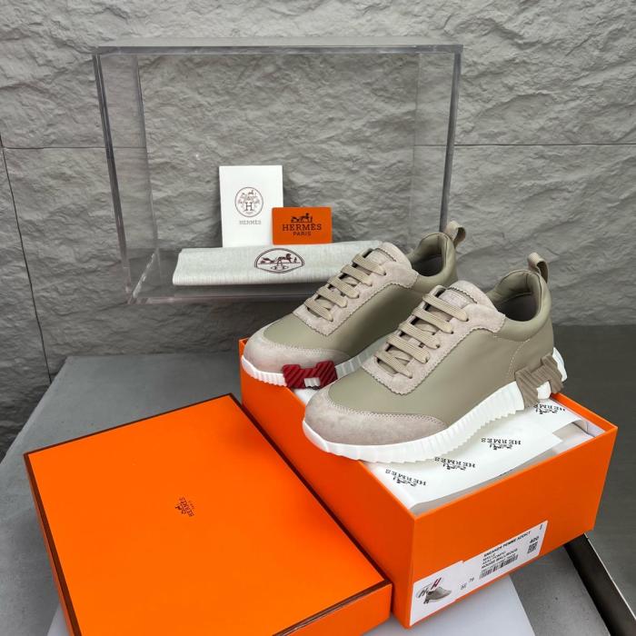 HERMES Bouncing Casual Shoes Beige