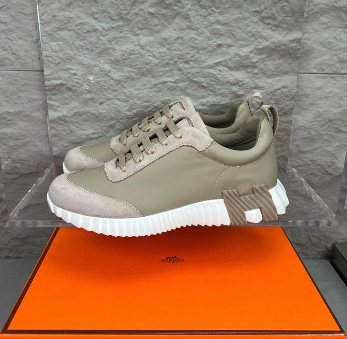 HERMES Bouncing Casual Shoes Beige