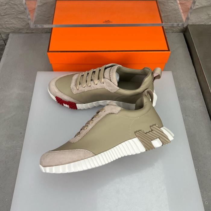 HERMES Bouncing Casual Shoes Beige
