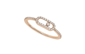 MESSIKA Rose Gold With Diamond Rings Women's