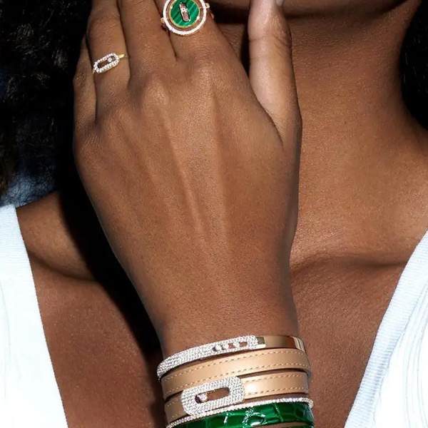 MESSIKA Rose Gold With Diamond Rings Women's