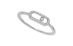 MESSIKA White Gold, Diamond Rings Women's Silver