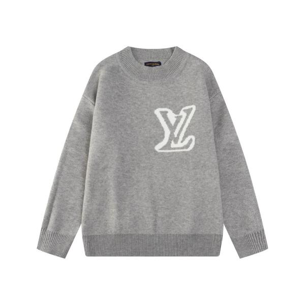 LOUIS VUITTON Lv Intarsia Crewneck